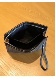 1pc Men s Fashion Business Clutch Bag PU Material With Wrist Strap Wallet Handbag Small Square Bag Detachable Wrist Strap Practical Card Slots Inside Valentine s Day Gift Purses Vintage Travel Essenti