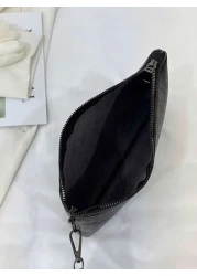 Men s Fashion Stylish Casual Litchi Grain Clutch Bag