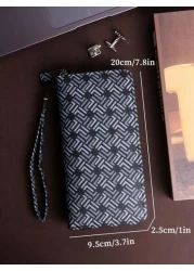 HOVI S Multi Functional Business Men s Clutch Bag Large Capacity Double Zipper Design With Card Slots Ideal Gift For Men On Holidays Anniversaries