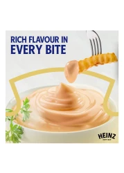 هاينز مايونيز بالفلفل الأحمر الحار في قارورة قابلة للعصر من الأعلى للأسفل 225 ملل