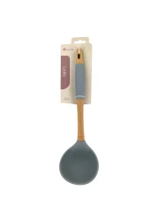 Home Pro Silicone Head Ladle Blue And Beige