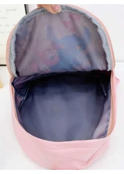 Disney 1 Disney Backpack Stitch Student Bag Lightweight Cartoon Pattern Storage Bag Small Backpack With Zipper Seal Storage Bag Suitable For Stationery Organization Gift Bag For Friends Gatherings On