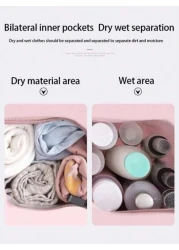 1pc Boys And Girls School Backpack Waterproof Large Capacity Sports Backpack With Shoe Compartment Fashion Solid Color Casual Backpack Suitable For Outdoor Outing Travel Hiking Stadium Sports Universi