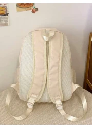 Fashionable Versatile Backpack Large Capacity Multi Layer Casual Travel Bag For High School And College Students