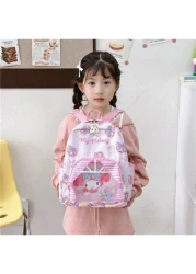 Sanrio حقيبة ظهر سعة كبيرة، كولومي، كلب القرفة، ميلودي ثلاثة أنماط، التصميم الشفاف للحقيبة، أكثر سهولة في رؤية ا