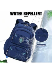 1 Piece Kids Backpack School Boy Backpack Handsome Student School Bag Large Capacity Multi Pocket Waterproof Backpack School Supplies Suitable For 6 14 Years Old Teenager Students School And Travel