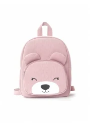 1 Piece Of Children S Cute Cartoon Bear Embroidered Backpack Large Capacity Multifunctional Corduroy Material Children S Backpack School Children S Backpack Suitable For Girls And Boys Kindergarten Pr