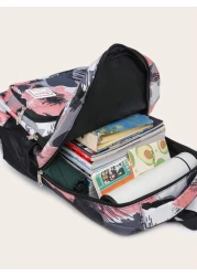 حقيبة ظهر أطفال ذات لون أحادي كاوي، حقيبة ظهر كاجوال سعة كبيرة، حقيبة ظهر مدرسية طلابية ذات لون أحادي بسيطة، ح