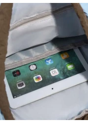 1pc New Fashionable High End Contrast Color Student Backpack Lightweight Backpack For Outdoor Sports And Casual Water Resistant Nylon