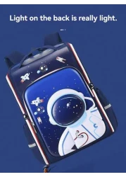 Elementary School Backpack For 1st To 6th Grade 6 12 Years Old Kids 3D Hard Shell Dual Shoulder Backpack Large Capacity Lightweight Casual Design For Boys And Girls