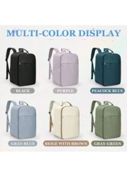 Large Travel Backpack Boy And Girl Business Laptop Backpack Cabin Bag 40x20x25 Carry On Backpack Airline Approved Waterproof Backpack Multi Functional Independent Computer Layer Middle School Students