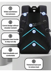 New Elementary School Backpack For Aged 1 3 6 And 6 12 Lightweight And Casual Classic Children s Backpack Large Capacity Student Backpack