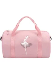 1pc New Round Shape One Shoulder Dance Bag Nylon Latin Ballet Dance Backpack