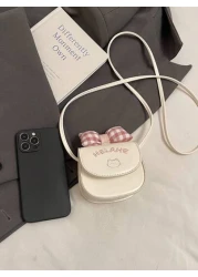 1pc Crossbody Bag Pu Magnetic Spring New Cute Sweet Niche Design Fashion Small Capacity Exquisite Versatile A Variety Of Colors Optional Can Hold Lipstick And Other Small Cosmetics Suitable For Daily