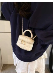 حقيبة كتف/يد صغيرة لِلأطفال شكل معين السلسلة، ذات جودة عالية وتصميم عصري متعدد الاستخدامات، وصول جديد للربيع