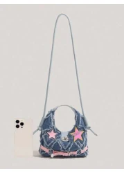 حقيبة بتزيين نجوم متعدد الاستخدامات بطراز موضة Y2k