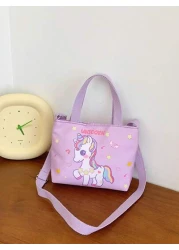 Cartoon Unicorn Children s Shoulder Crossbody Bag For Girls Cute Outdoor Fashion Purse