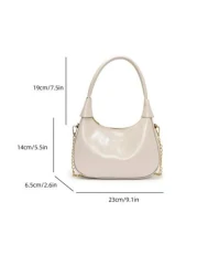 1pc New Fashion Girls Niche Bag Pu Material And Fashionable New Bag Exquisite And Beautiful Small Bag Can Be Cross Body Adjustable Shoulder Strap Casual And Fashionable Very Suitable For Taking Out To