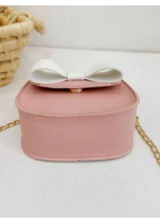 1pc New Fashion Pearl Handbag With Strap Butterfly Decor Mini Cross Body Bag