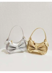 Children s Bowknot Handbag For Girls Festival Gift Fashionable Princess Bag Coin Purse Mini Shoulder Bag