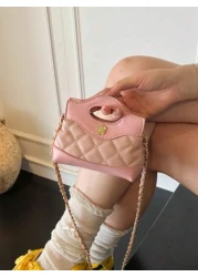 حقيبة يد صغيرة مبطنة جديدة، حقيبة كروس جسم صغيرة بألوان متباينة، حقيبة مخلب أحمر الشفاه، حقيبة مسائية صغيرة