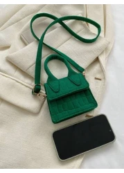 A New Cute Mini Handbag Messenger Bag Versatile Casual Handbag Solid Color Multiple Colors To Choose From Lightweight Coin Purse