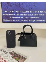 1pc Pu Zipper Closure Fashionable Niche Design Simple Mini Handbag Small Square Bag Korean Style Versatile Small Crossbody Bag Shoulder Bag Casual And Comfortable Adjustable Shoulder Strap Smooth And