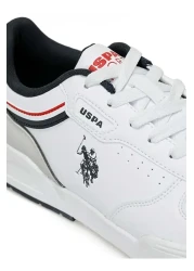 U.S. Polo Assn. قاعدة. بولو أسن. Austin Senaker - حذاء رياضي أبيض للرجال