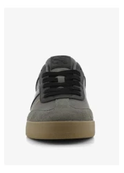 SJ Men's Panelled Lace-Up Low Ankle Sneakers