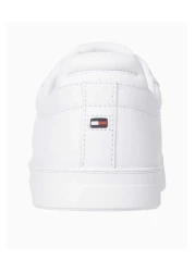 Tommy Hilfiger Erkek Deri Sneaker - Beyaz