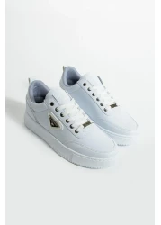 L.A Polo Thick Sole White Men's Snekaer