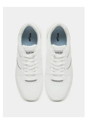 Styli Panelled Lace-Up Sneakers