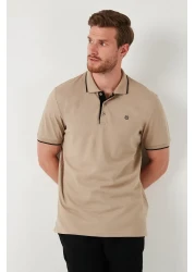 Buratti 100% Cotton Button Regular Fit Polo Neck t Shirt Men's Polo Neck t Shirt 5902118