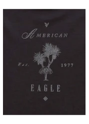 American Eagle تي شيرت بشعار Ae جرافيكي