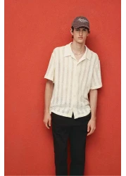 H&M Regular Fit Jacquard-knit shirt