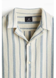 H&M Regular Fit Textured resort shirt