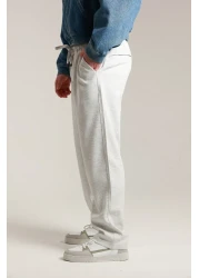 TKT بنطال بيكيه فضفاض للرجال - قصة فضفاضة وجيب خلفي