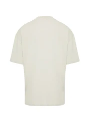  Collection Oversize Stone Color Deer Embroidered Cotton T-Shirt - TMNSS24TS00055