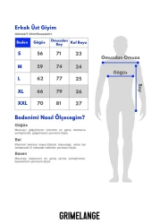 GRIMELANGE تيشيرت رجالي باللون الأزرق الداكن بجيوب من Artur وقماش سميك ذو ملمس خاص