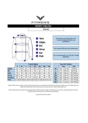 Fitmens قميص رجالي كلاسيكي بأكمام قصيرة ومخطط في صندوق هدايا FS-004126 - أزرق فاتح