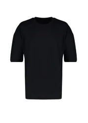  Collection Black Oversize Crew Neck Short Sleeve T-Shirt - TMNSS22TS0317