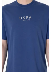 U.S. Polo Assn. Men's Oversize Fit Crew Neck Light Navy Blue T-Shirt 50299543 -Vr059