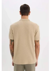 Defacto تي شيرت بياقة بولو وأكمام قصيرة بقصة عادية E1215ax25sm