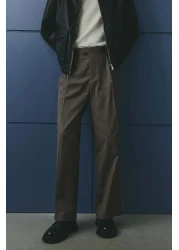 H&M Loose Fit Tailored Trousers