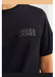 Jack & Jones Jack Jones Small Logo Men's Crew Neck T-Shirt 12151955