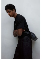 H&M Regular Fit Textured T-shirt