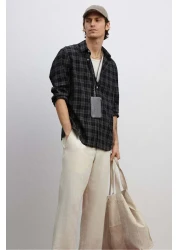 H&M Loose Fit Textured shirt