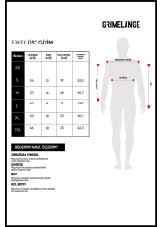 GRIMELANGE تي شيرت Bowen رجالي مصنوع من القطن بنسبة 100% برقبة دائرية ومطبوع بتفاصيل سوداء