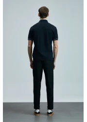 Lufian Lord Smart Men's Polo T-Shirt Navy Blue