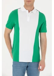 U.S. Polo Assn. Men's Green Polo Neck T-Shirt 50263396 -Vr054